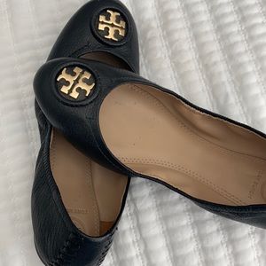 Tory Burch flats, blk
